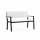 Aga Vrtna klop 118x54x77 cm Siva