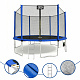 Aga SPORT PRO Trampolin 400 cm Modra + zaščitna mreža + lestev + žep za čevlje