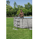 BESTWAY Power Steel Swim Vista bazen z oknom 427x250x100 14x8FT 7v1