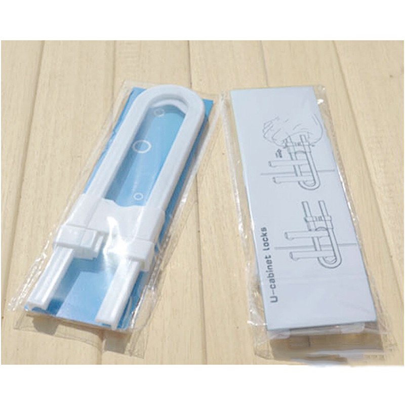 Aga Varnostna ključavnica za ročaje predalov, omaric 18x4 cm