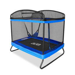 Aga Pravokotna trampolina 122x183 cm Temno modra