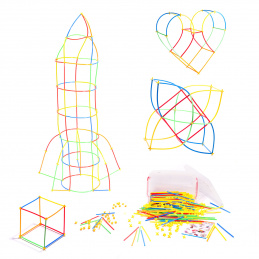 Aga Gradbene barvne slamice Škatla 700 kos