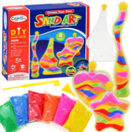 Slika v steklenici Barvni pesek Naredi si sam ZA1517