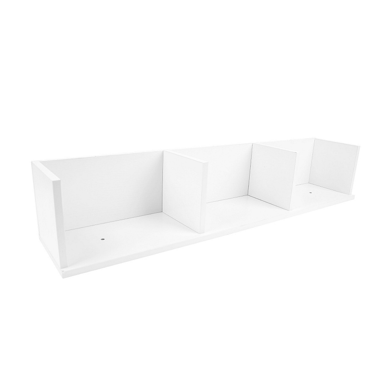 Aga Stenska polica 79x15x16 cm Bela - 6DAZ151 - II. KAKOVOST