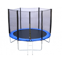 Vrtna trampolina z zaščitno mrežo in lestev 8FT 252 cm R-Sport