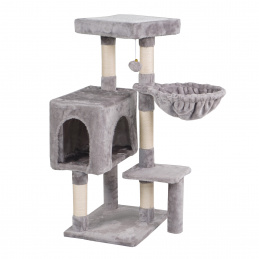 Aga Praskalnik za mačke 36x45x90 cm Sivo