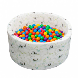 Aga Suhi bazen 90x40 cm z žogicami Panda