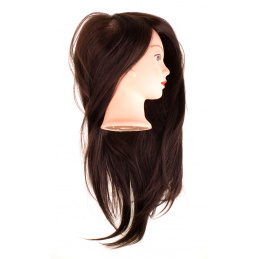 Aga Frizerska glava - usposabljanje - naravni rjavi lasje