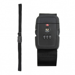 Aga Potovalni koda TSA trak Črna