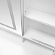 Aga Toaletna mizica z ogledalom in LED-osvetlitvijo + tabure MRDT29 Bela