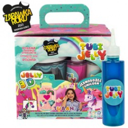 Tuban Set plastične mase Jelly Unicorn 6 barv ZA4510