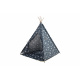 Aga4Kids Otroški Teepee Zvezde Temno modra