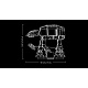 LEGO® Vojna zvezd™ Hodec AT-AT™, komplet za sestavljanje za odrasle 75440