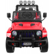 Terensko vozilo Raptor Drifter Red + Daljinsko upravljanje + Pogon 4x4 + Prostor za shranjevanje + Počasen zagon + MP3 LED dioda
