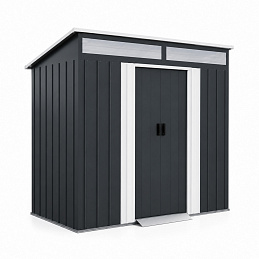 Aga Vrtna hiška 238x132x180 cm Temno siva
