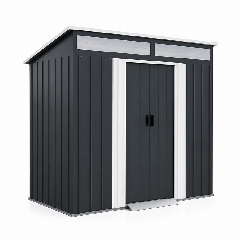 Aga Vrtna hiška 238x132x180 cm Temno siva