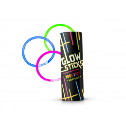 Aga4Kids Svetleče zapestnice mešanih barv 100 kos