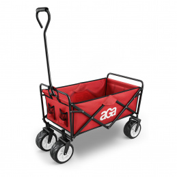 Aga Zložljiv transportni voziček MR4620 Rdeč