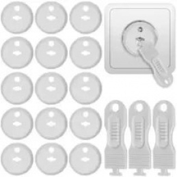 Zaščita vtičnice - Bela Ruhhy 19223