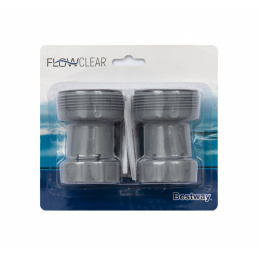 Komplet 2 priključkov za vrtno cev BESTWAY adapter 3,2/3,8 cm