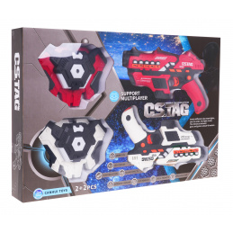 Komplet laserskega orožja + ščiti s funkcijo dima Komplet laserskega orožja + ščiti s funkcijo dima