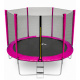 Aga SPORT TOP Trampolin 305 cm Pink + zaščitna mreža + lestev