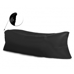 Aga Napihljiva vreča LAZY BAG Črna