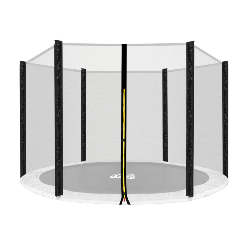 Aga Zaščitna mreža 305 cm za 6 palic Črna mreža / Črna