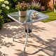Aga Vrtna miza MR6171-Siva 60x60x70 cm