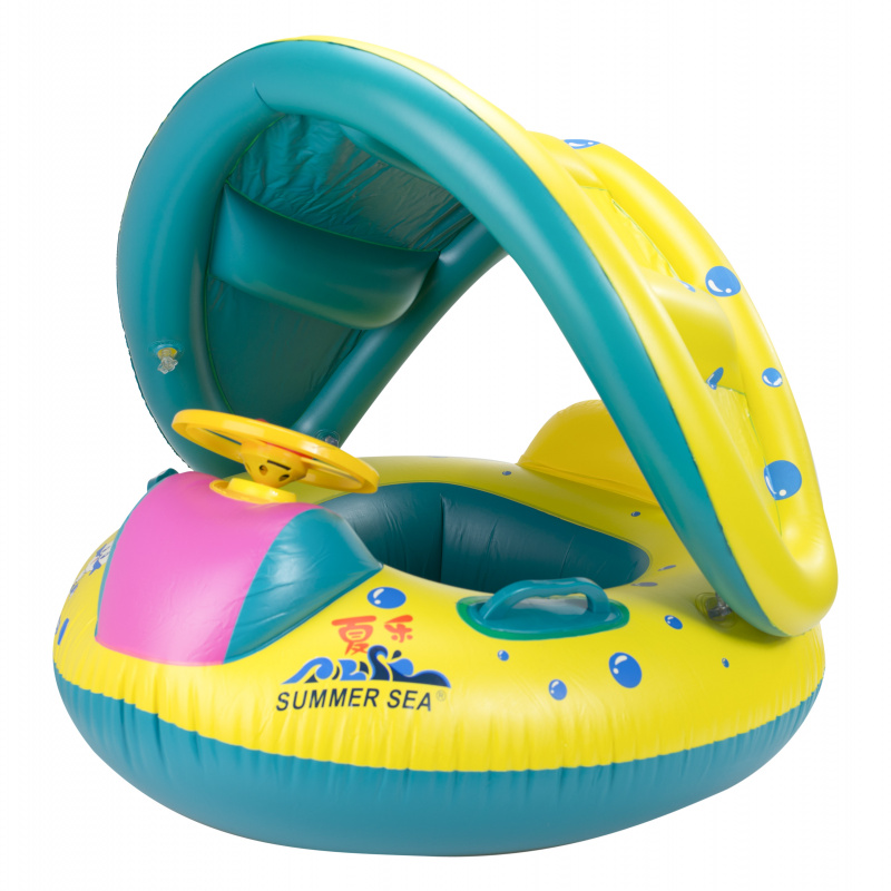 Aga Napihljiv čoln s streho 65x73cm