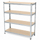 Linder Exclusiv Kovinski regal 160x60x180 cm 4 police