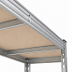 Linder Exclusiv Kovinski regal 160x60x180 cm 4 police