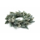 Aga Božični venec 50 cm Bel