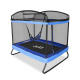 Aga Pravokotna trampolina 122x183 cm Temno modra