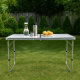 Aga Zložljiva kamping miza 120x60x53/62/70 cm