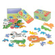 Aga Puzzle v pločevinki SAFARI 25 kosov