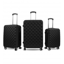Aga Travel Komplet potovalnih kovčkov MR4655 Črna