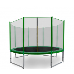 Aga SPORT PRO Trampolin 335 cm Temno Zelena + zaščitna mreža
