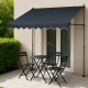 Aga Teleskopska tenda 350x120 cm Siva