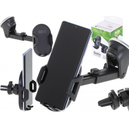 Aga Držalo 2 v 1 za avto za telefon, navigacijo, armaturno ploščo, vetrobransko steklo