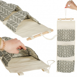 Aga Viseči Organizator Siva/Bela