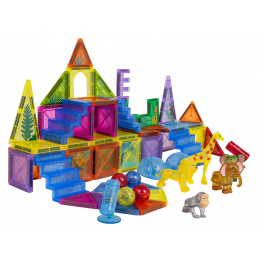 Set magnetnih kock 3D ZOO 64 kos.