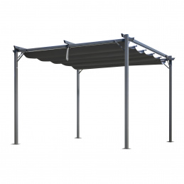 Aga Vrtni paviljon 3x3 m Siv