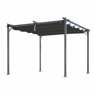 Aga Vrtni paviljon 3x3 m Siv
