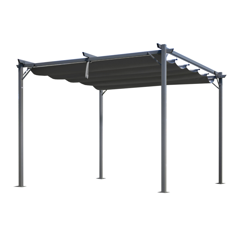 Aga Vrtni paviljon 3x3 m Siv