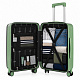 Aga Travel Potovalni kovček MR4674 Svetlo zelena