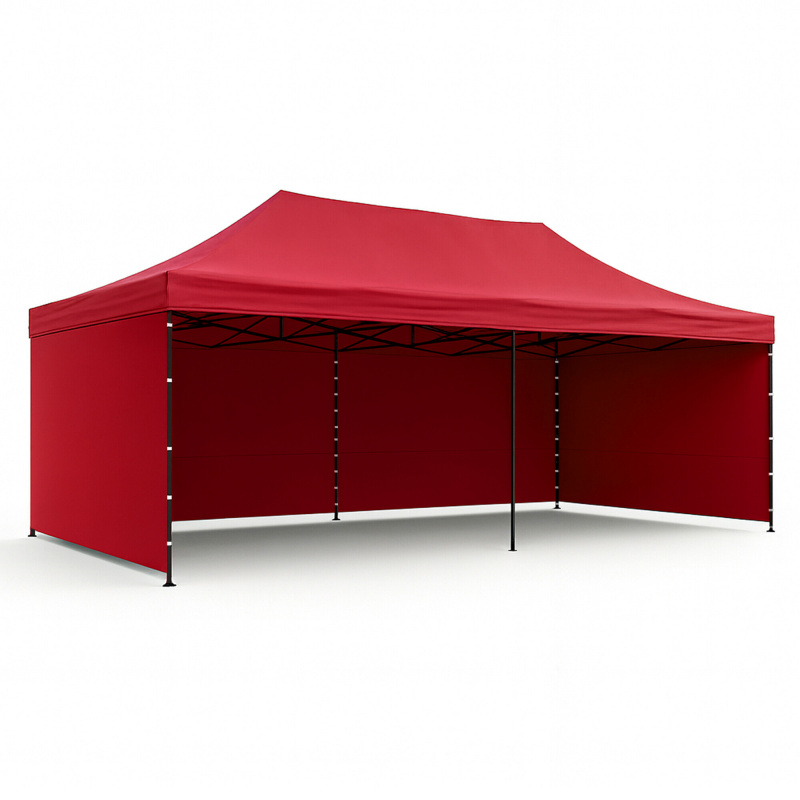 Aga Škarjasti paviljon 3x6m Rdeč