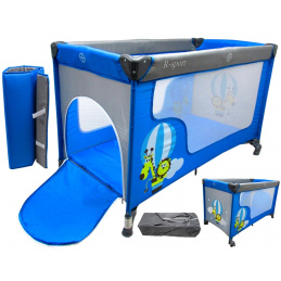 R- Šport Zložljiva potovalna posteljica K2 Modra