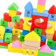 Aga4Kids Lesene kocke 100 kos