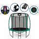 Aga SPORT EXCLUSIVE Trampolin 250 cm Temno zelena + zaščitna mreža + lestev